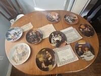 Collector Plates Norman Rockwell & the Art of Chopin 24k Gold Rimmed