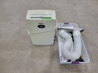 Danby 5,000 BTU Portable Air Conditioner and Box of Accessories