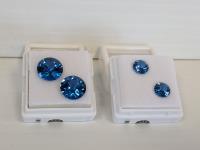 (4) Smartlife Aquamarine Gemstones