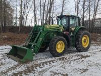 2015 John Deere 6155M MFWD Loader Tractor