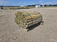2 Inch - 3 Inch X 6 Ft Treated Blunt Pickets