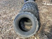 (4) Bobcat 31X12-16.5 Skid Steer Tires