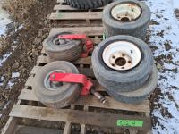 (6) Turf Tires with Rims
