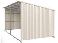 2023 TMG Industrial MS1220L 12 Ft X 20 Ft Galvanized Metal Livestock Shed