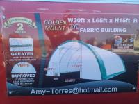 2023 Golden Mountain 306515R-300g PE 30 Ft X 65 Ft Dome Storage Shelter