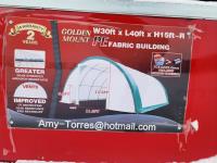 2023 Golden Mountain 304015R-300g PE 30 Ft X 40 Ft Dome Storage Shelter