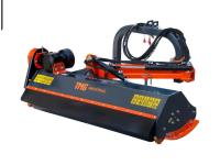 TMG Industrial TFMO50 50 Inch 3 PT Hitch Offset Ditch Bank Flail Mower