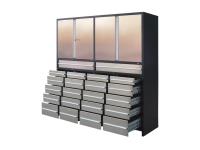 TMG Industrial SC22DS Pro Series 22-Drawer Stainless Storage Chest 