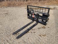 2023 Mower King SA-AD 4 Ft Hydraulic Forks - Skid Steer Attachment