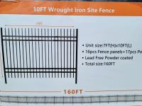 Diggit 160 Ft of Wrought Iron Site Fence