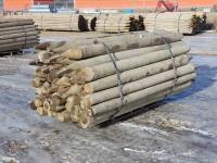 (50) 5-6 Inch X 8 Ft Treated Fence Post