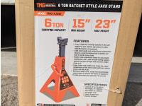 TMG Industrial TMG-AJS06 6 Ton Jack Stands