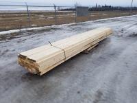 (34) 16 Ft 2X6 Rough Cut Lumber