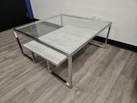 Tile and Glass Coffee Table