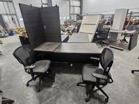 Office Desks (2) chairs