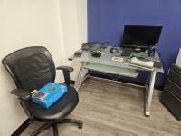 30 x 48 inch Office Desk w/ Misc Office Supplies