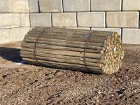 (150) 2 - 3 Inch X 8 Ft Treated Posts