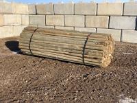 (150) 2 - 3 Inch X 10 Ft Treated Fence Rail
