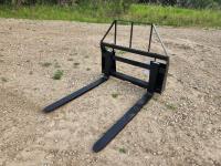 2023 Mower King SA 48 Inch Pallet Forks - Skid Steer Attachment