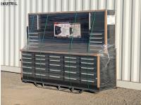 TMG Industrial WBC25D 10 Ft 25-Drawer Workbench Cabinet Combo