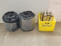 (2) Rolls of Pipe Insulation and (7) Tubes of Contractor Solutions Acoustical Sealant
