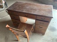 Antique Desk w/ Chair
