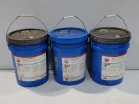 (3) Pails of Chevron Delo 50 Weight Synthetic Transmission HD Fluid
