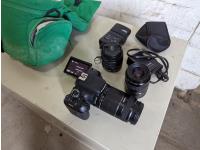 Canon Digital Camera W/Case, Extra Lens, Charger and Battery