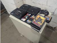 (3) Sega Genesis, Controllers & Games