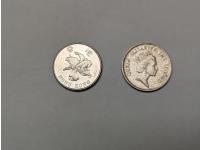 (2) Hong Kong Five Dollar Coins