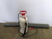Power Fist 2 Gallon Multi-Purpose Sprayer and Qty of Poultry Wire
