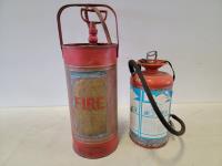 (2) Antique Fire Extinguishers