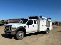 2008 Ford F550 4X4 Dually Extended Cab Mechanics Truck
