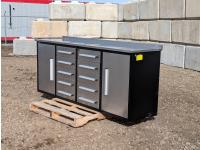 2024 Steelman 7 Ft Work Bench w/ 10 Drawers & 2 Cabinets