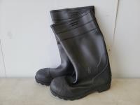 Steel Toe Mens Size 11 Rubber Boots