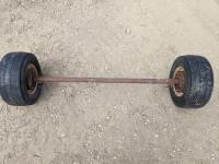 Trailer Axle with 20X8.00 Tires