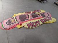 Inflatable Hot Dog Boating Tube