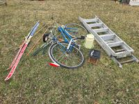 Qty of Recreational Items & Ladder