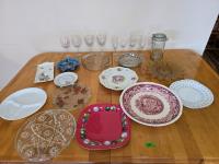 Qty of Glassware & Plates