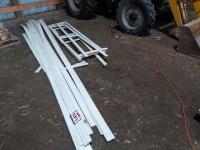 114 Ft of 3 Inch Mouldings, (2) 5 Ft X 7 Ft Privacy Frames