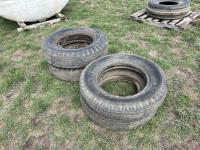 Qty of (2) 8.25-20 W/ (2) 7.50-20 Tires