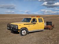 1985 Ford F350 XL Dually Crew Cab Cab & Chassis Truck