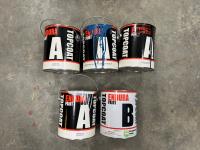 (5) Cans of Topcoat Paint