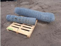 (2) Rolls of Steel Mesh Netting Fence