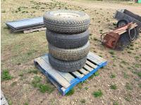 (4) St235/80R16 Trailer Tires with Rims
