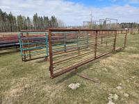 (2) 24 Ft Free Standing Livestock Panels with 16 Ft Gate