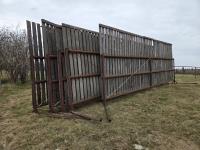 (5) 30 Ft Free Standing Wind Fence Panels