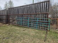 23 Ft Free Standing Wind Fence Panel with 16 Ft Gate, (1) 14 Ft Free Standing Windbreak Panel