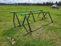 (2) 9 Ft Pipe Stands