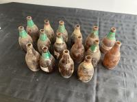 (16) Antique Glass Bottles